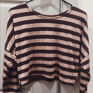 Striped crop top